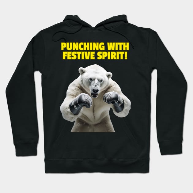 Polar bear hoodie top